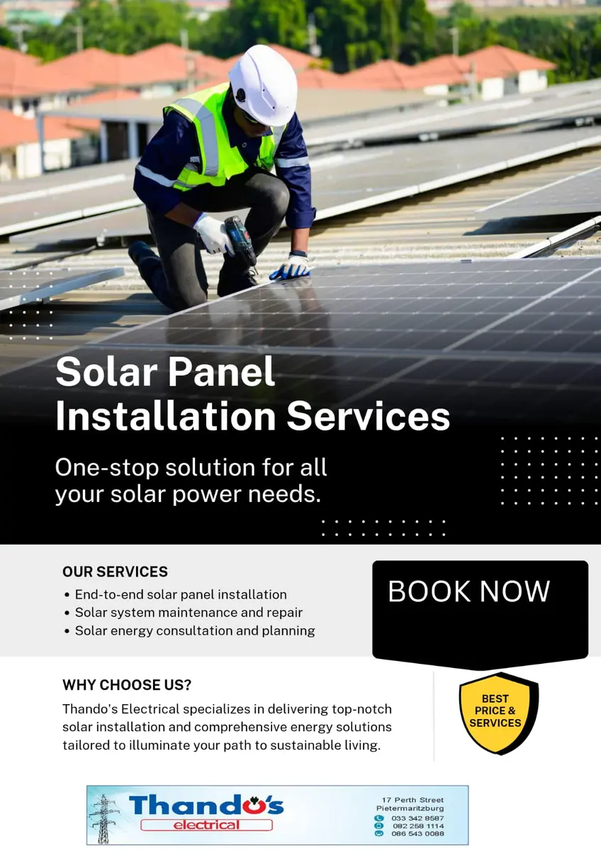 Commercial solar installation